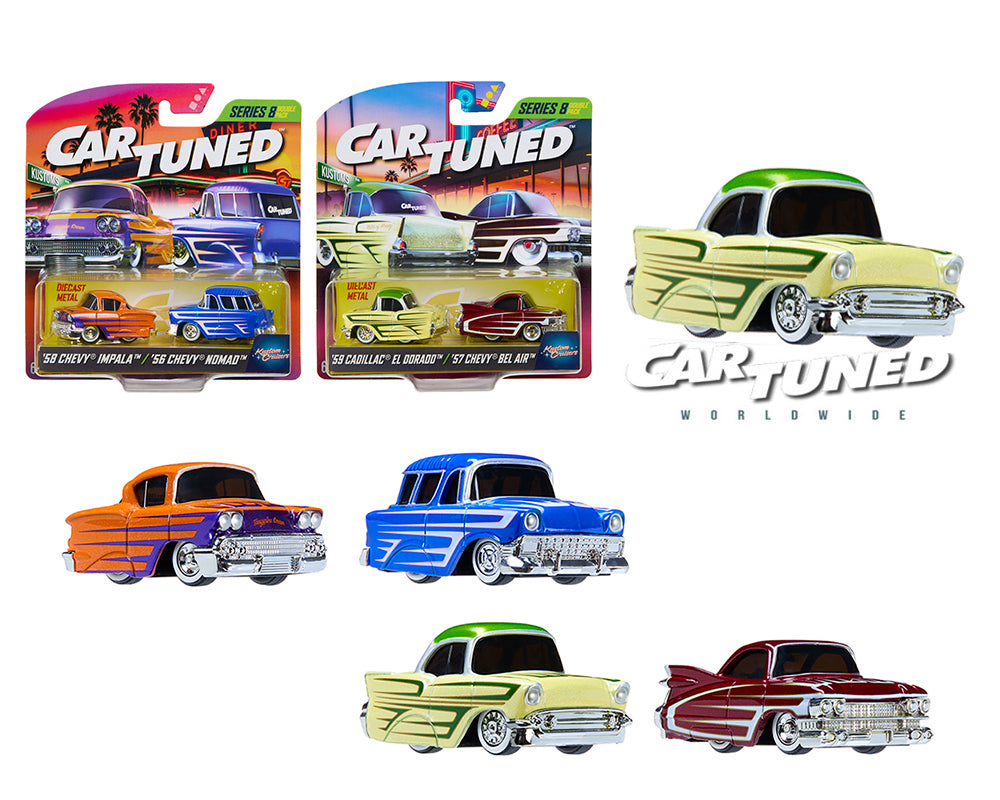 CarTuned 1:64 2-Pack Series 8 “Kustom Cruiser” Assortment