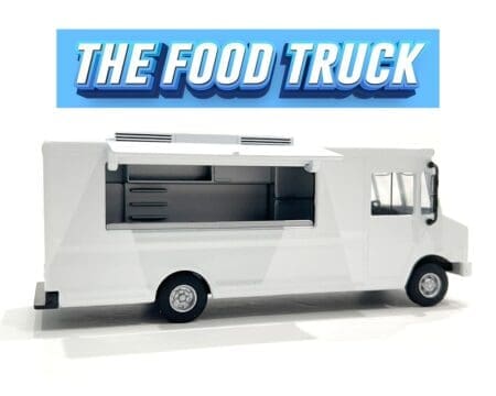 American Diorama 1:64 Food Truck Plain White Truck – MiJo Exclusives