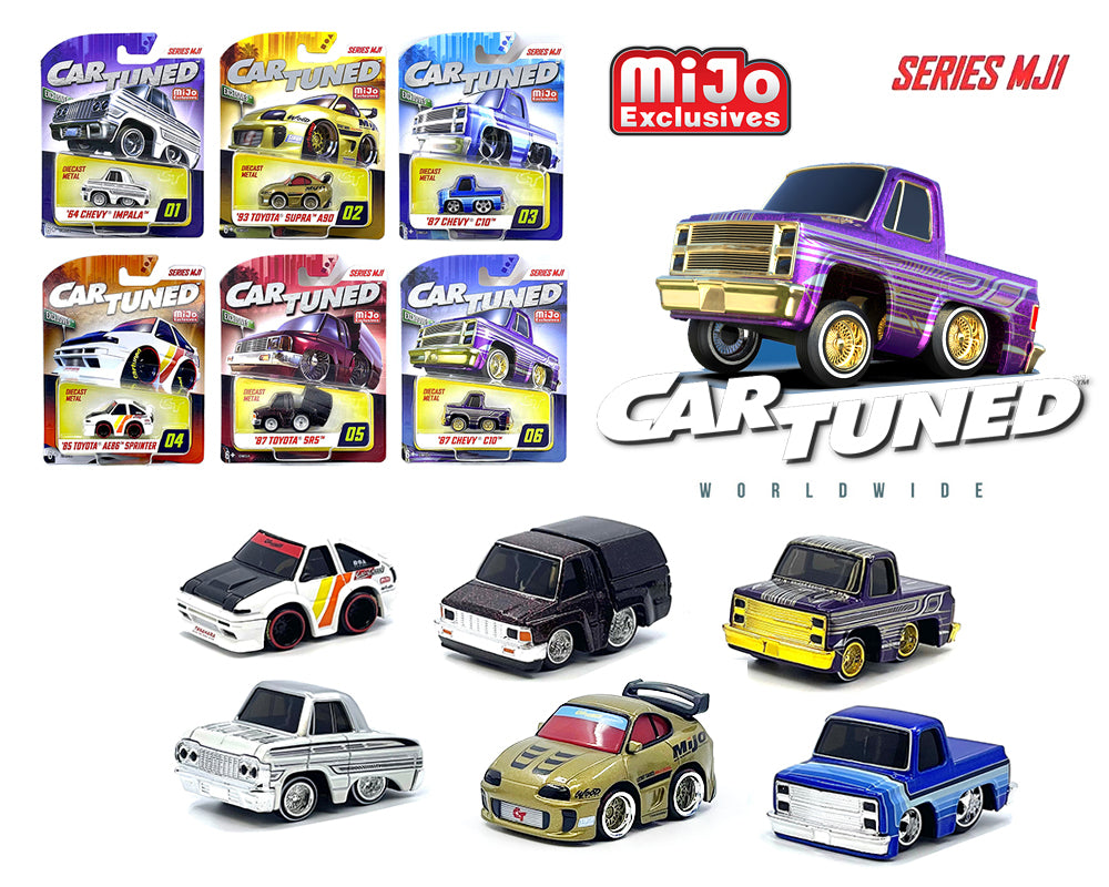 CarTuned 1:64 Mijo Exclusives Series MJ1 Assortment of 6 Limited Edition