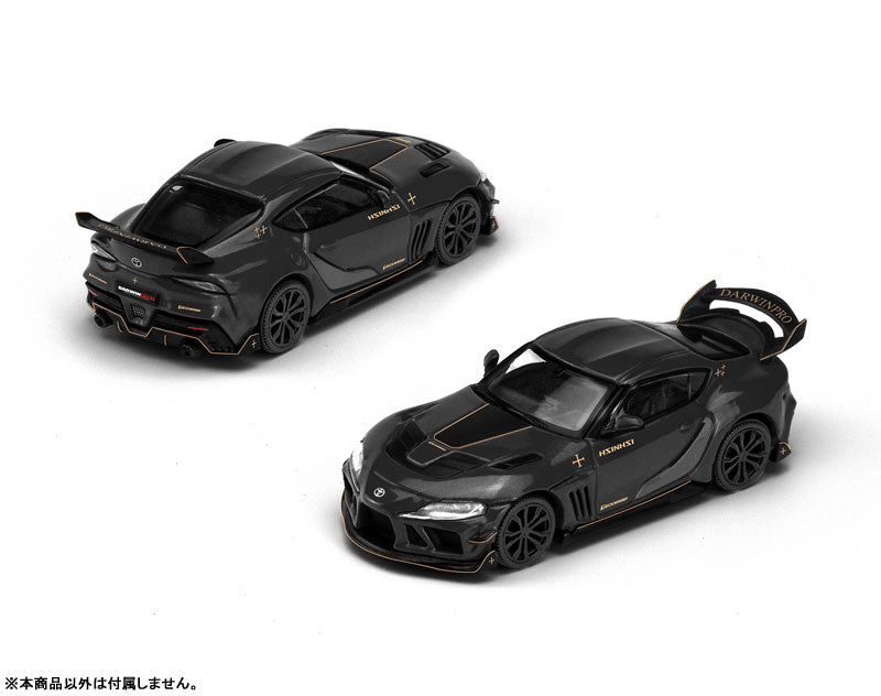 PopRace 1:64 Darwin Pro 66G NWB Supra A90 – Midnight Black