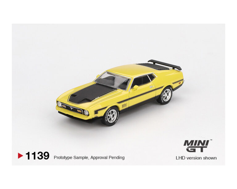 Mini GT 1:64 Ford Mustang Mach1 – Grabber Yellow