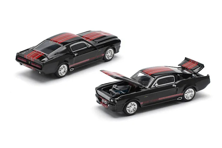 PopRace 1:64 Shelby Mustang GT500 ‘1967 – Dark Chrome