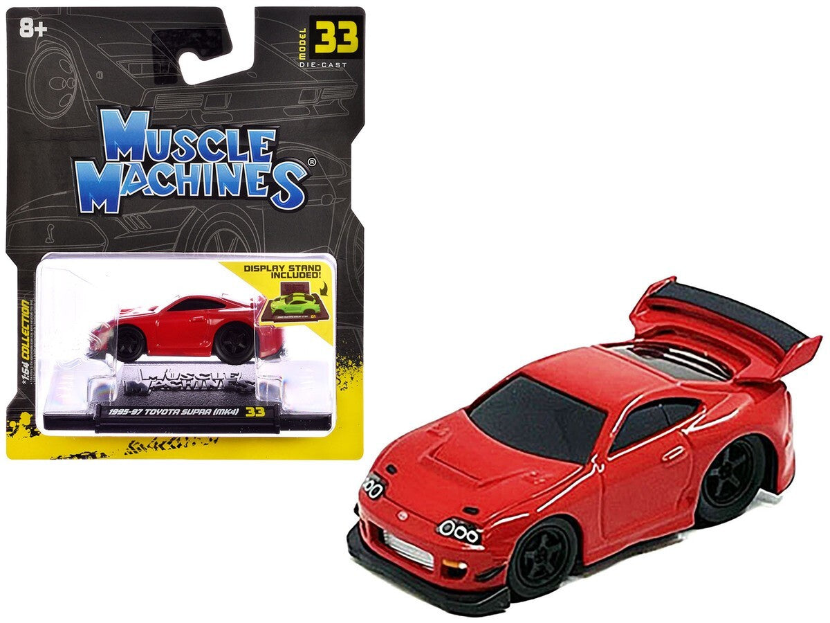Muscle Machines
1995-1997 1:64 Toyota Supra (MK4) Red