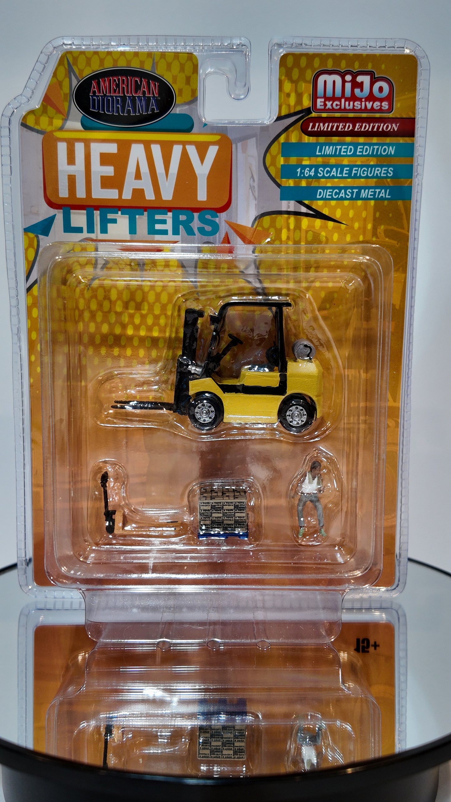 American Diorama 1:64 Figures Heavy Lifters Forklift Set – MiJo Exclusives