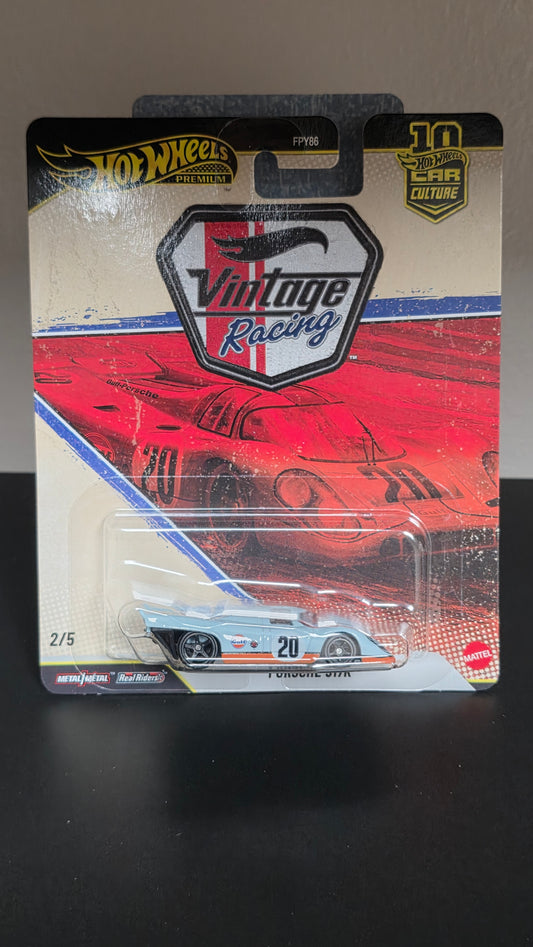 Hot Wheels 1:64 Car Culture 10th Anniversary 2026 T Case – Vintage Racing