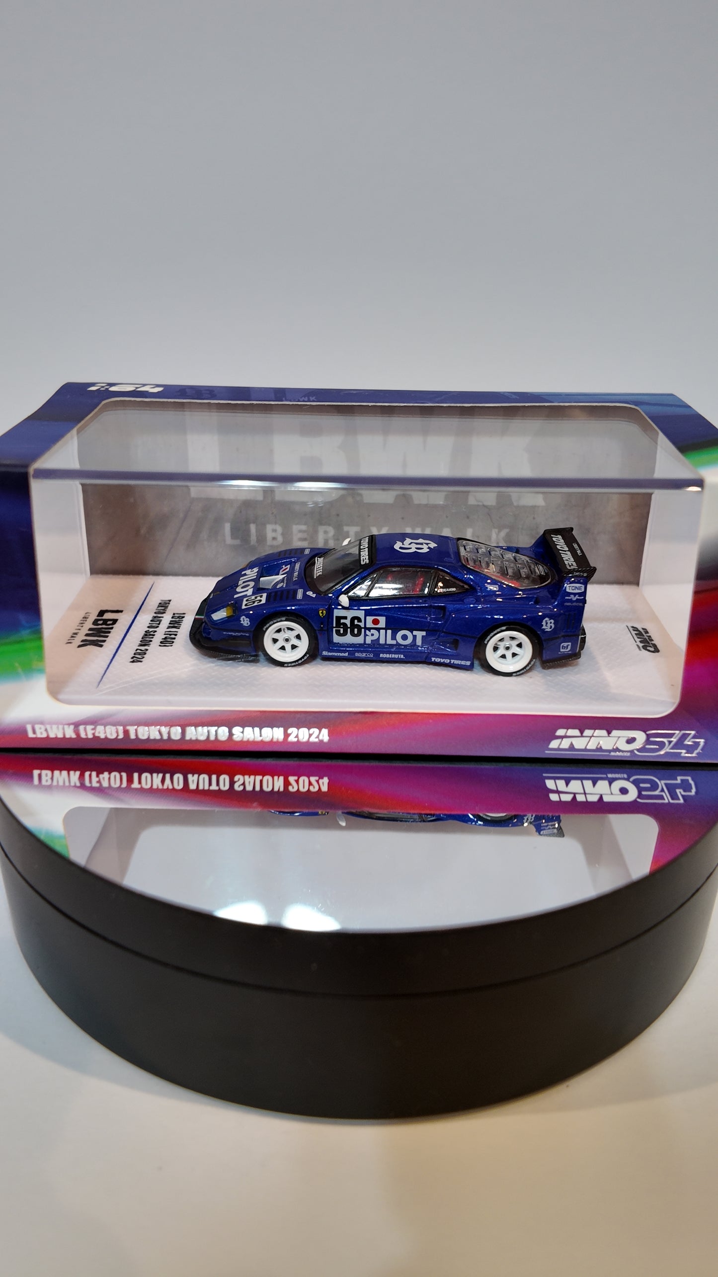 INNO64 1:64 LBWK F40 Tokyo Auto Salon 2024 – Blue