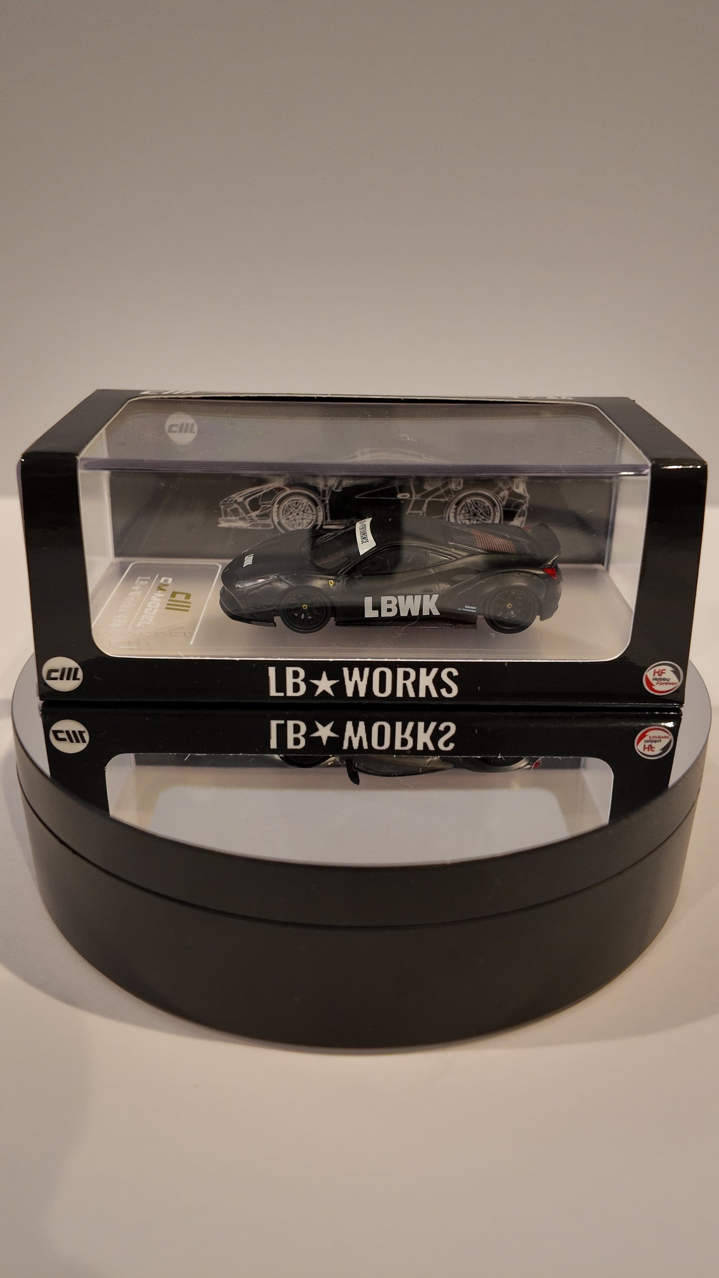 CM MODEL 1:64 LBWK F488 Matte Black (Indonesia Exclusive)
