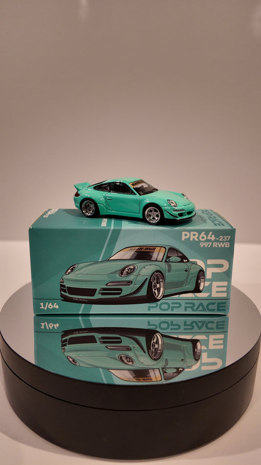 PopRace 1:64 RWB 997 TIFFANY BLUE