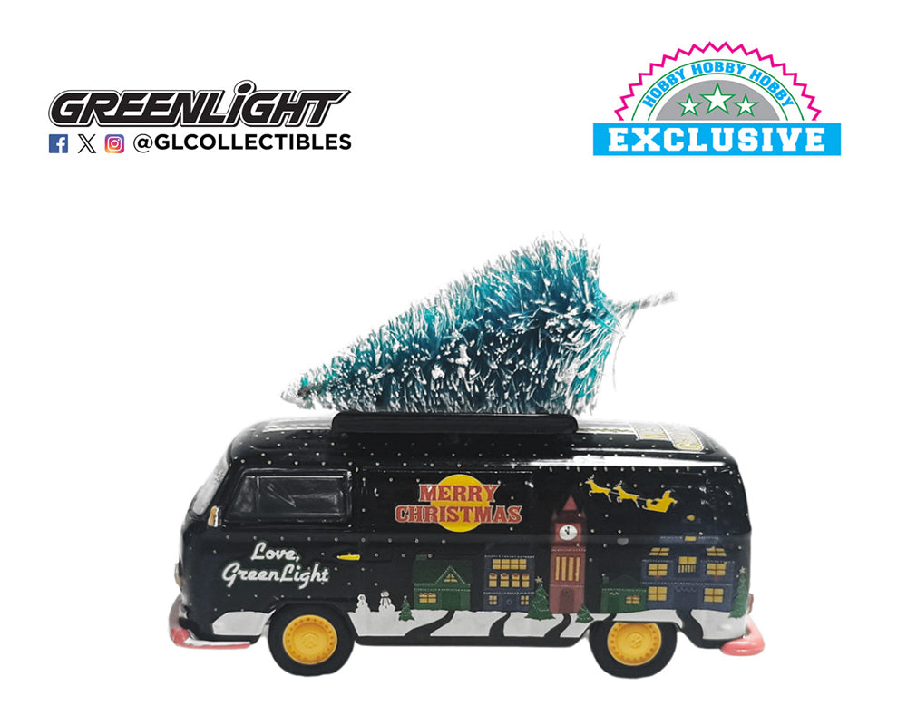 GL 1:64 2025 Christmas Edition Volkswagen Panel Van w/ Tree- Hobby Exclusives