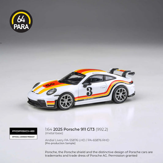 Para64 1:64 2025 Porsche 911 GT3 (992.2) – Andial Livery