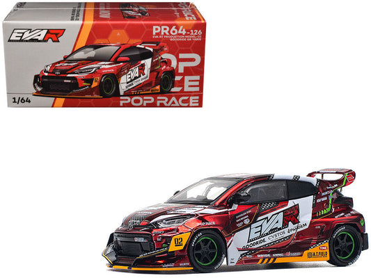 PopRace 1:64 Toyota EVA RT Production Model 02 Goodride GR Yaris Diecast
