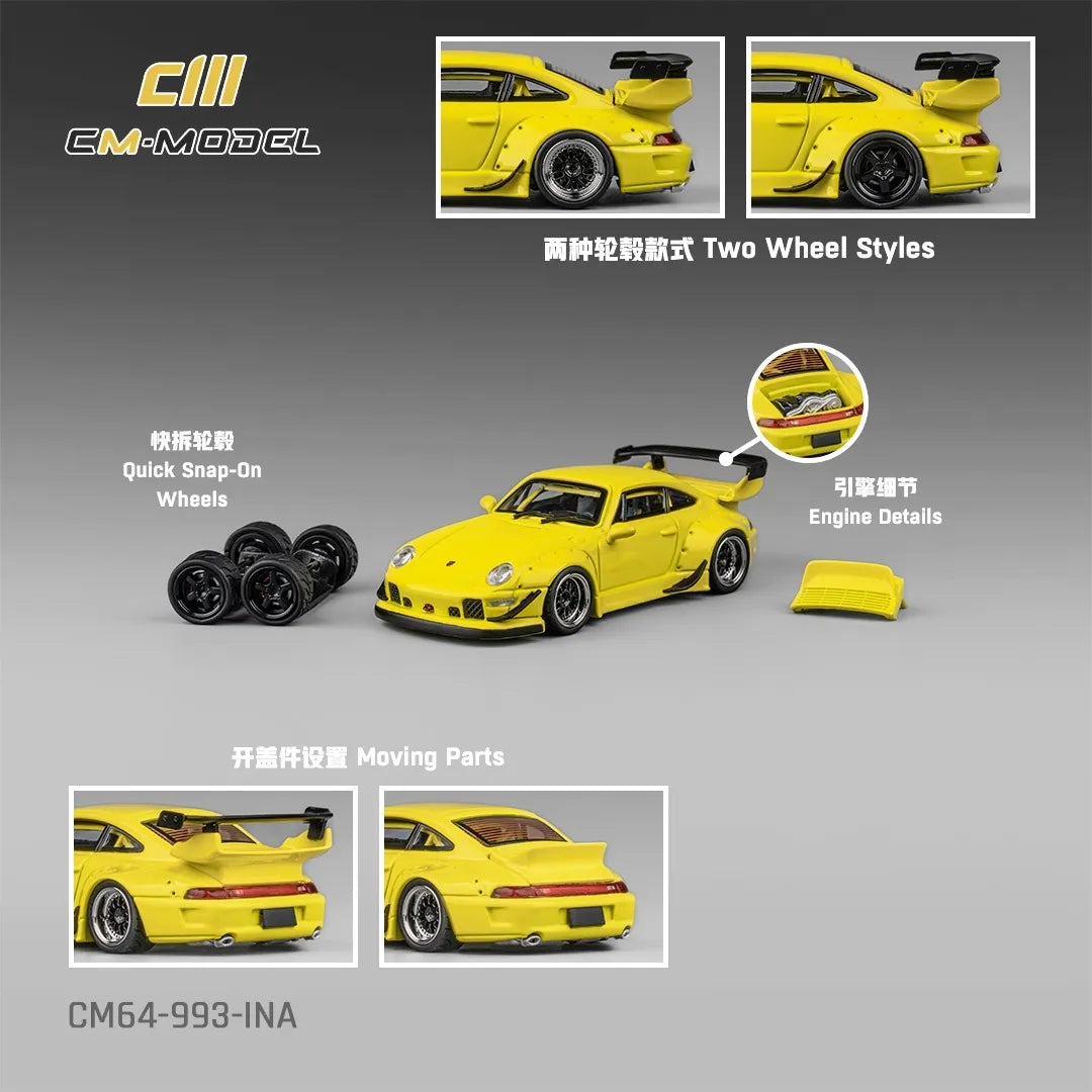 CM MODEL 1:64 993 Yellow ( Indonesia Exclusive )