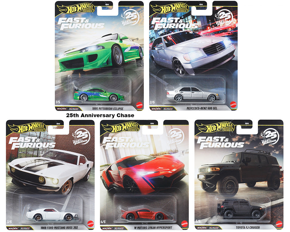 Hot Wheels 1:64 Fast & Furious 25Th Anniversary Premium 2026 N Assortment