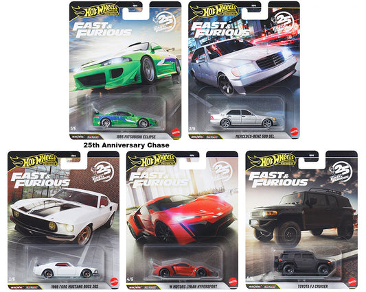 Hot Wheels 1:64 Fast & Furious 25Th Anniversary Premium 2026 N Assortment