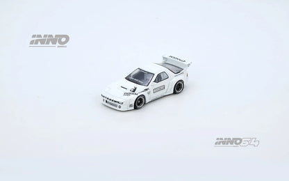 INNO64 1:64 MAZDA RX7 (FC3S) “PANDEM AERO” Widebody Kit – White –
