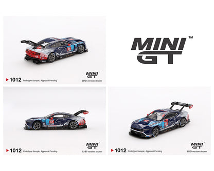 Mini GT 1:64 Ford Mustang GT3 #65 Ford Multimatic Motorsports 2024 IMSA Daytona 24 Hrs