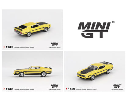 Mini GT 1:64 Ford Mustang Mach1 – Grabber Yellow