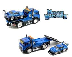 Maisto 1:64 JDM Flatbed + Liberty walk 1999 Nissan skyline GT-R R34