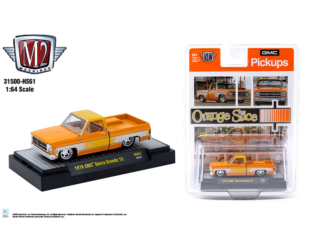 M2 Machines 1976 GMC Sierra Grande “Orange Slice”
