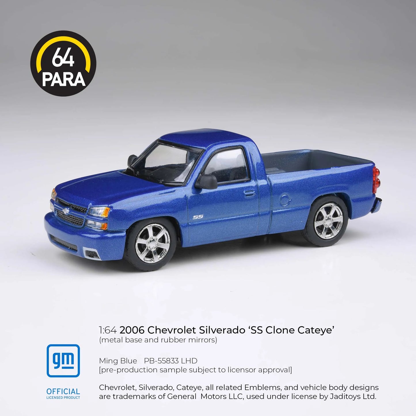 PARA64 1:64 2006 Cateye Silverado Single Cab