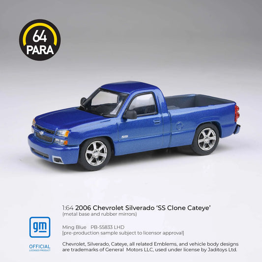 PARA64 1:64 2006 Cateye Silverado Single Cab