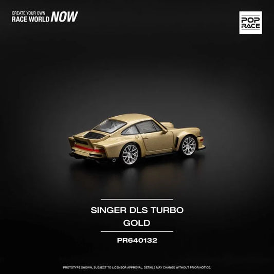 PopRace 1:64 Singer DLS TURBO (ROAD) – Gold