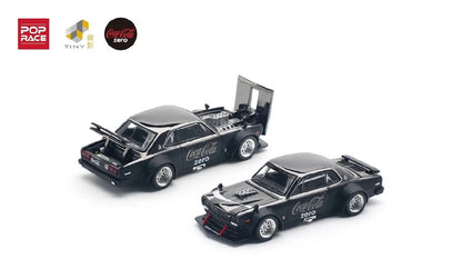 PopRace 1:64 Skyline GT-R V8 Drift (Hakosuka) – Coca Cola Zero Black