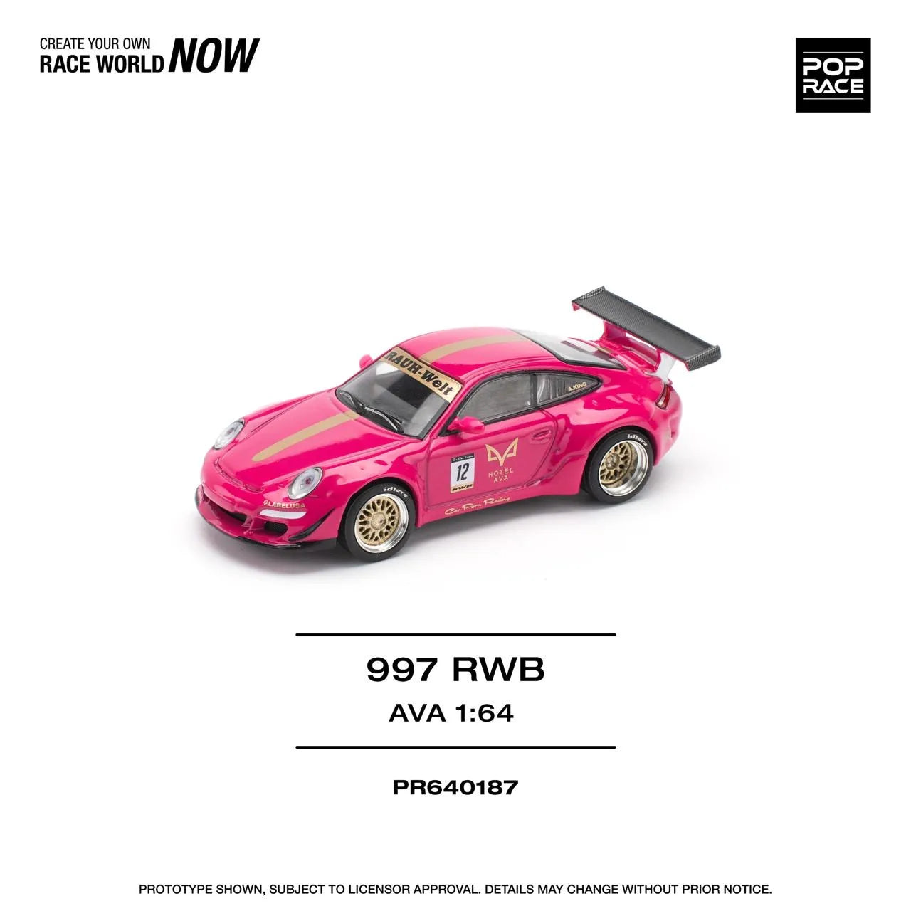 PopRace 1:64 RWB 997 PINK – AVA