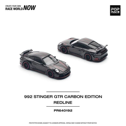 PopRace 1:64 992 Stinger GTR Carbon Edition – Redline