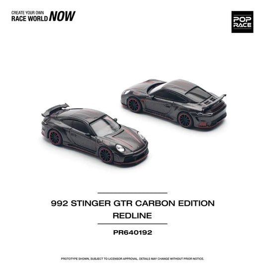 PopRace 1:64 992 Stinger GTR Carbon Edition – Redline