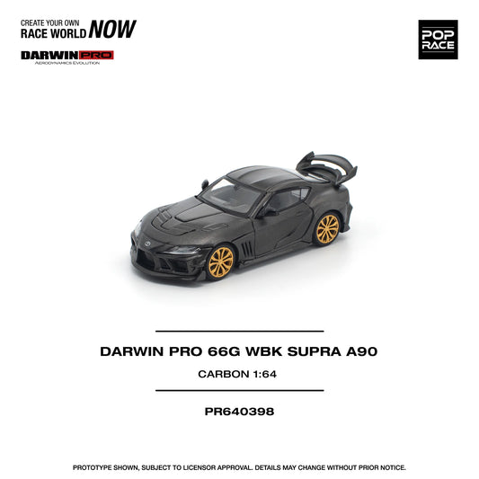 PopRace 1:64 DARWIN PRO 66G WBK SUPRA A90 CARBON EDITION