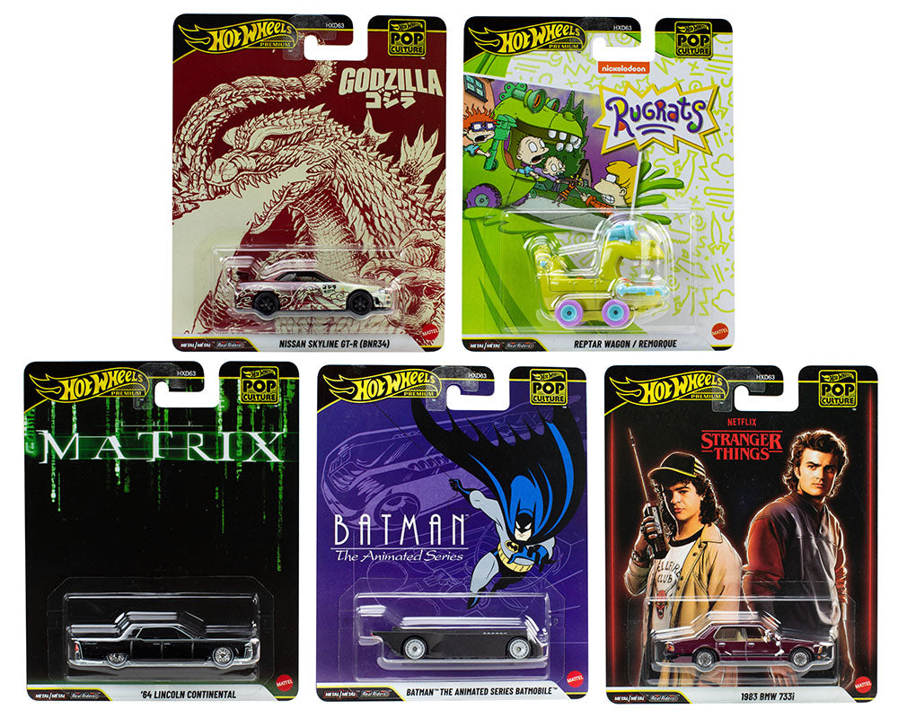 Hot Wheels 1:64 Pop Culture N Case 2025 Assortment