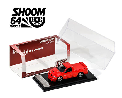 Shoom64 1:64 2003 Dodge Ram SRT-10 Pickup Red/Black/Blue/White