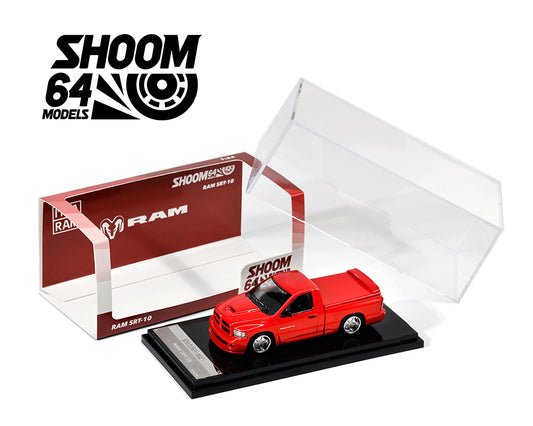 Shoom64 1:64 2003 Dodge Ram SRT-10 Pickup Red/Black/Blue/White
