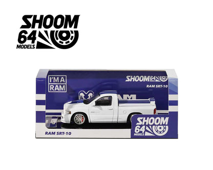 Shoom64 1:64 2003 Dodge Ram SRT-10 Pickup Red/Black/Blue/White