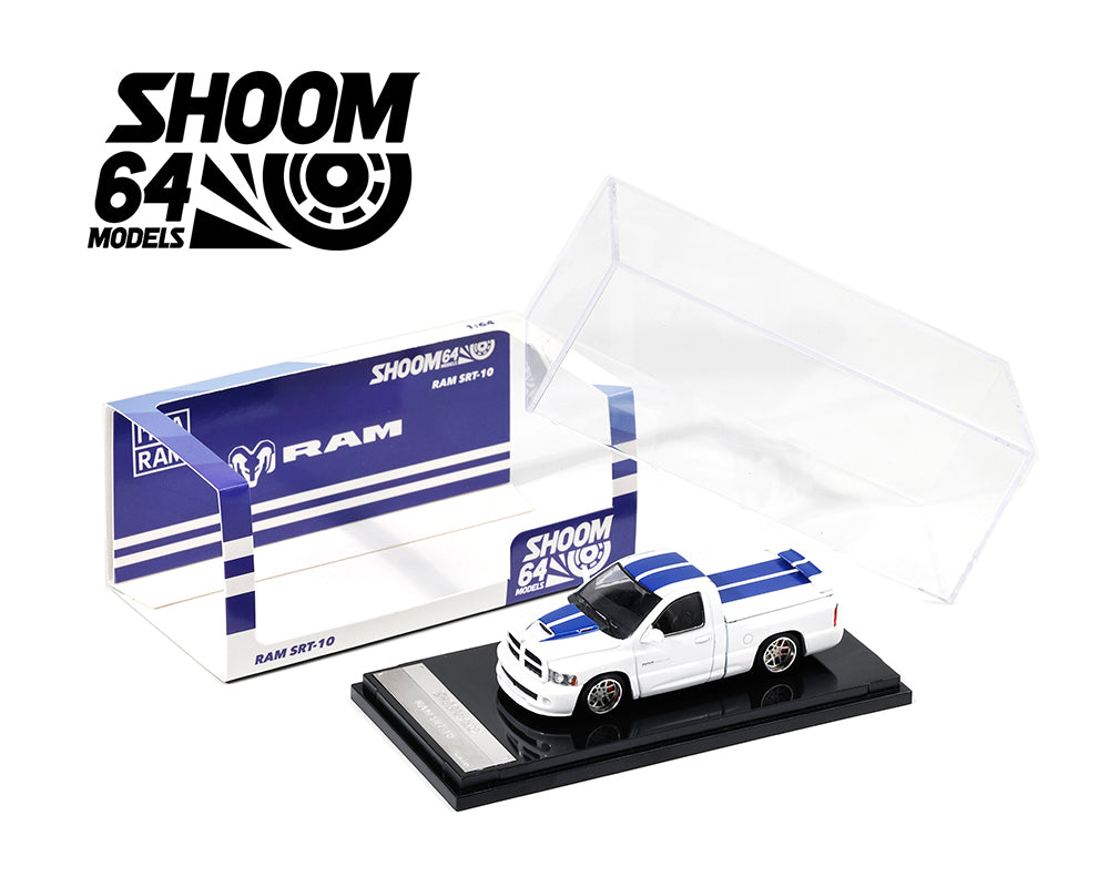 Shoom64 1:64 2003 Dodge Ram SRT-10 Pickup Red/Black/Blue/White