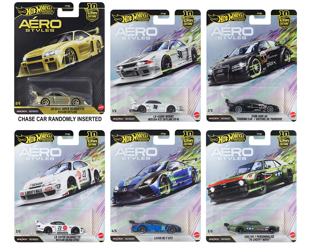 Hot Wheels 1:64 CAR CULTURE 2026 CASE U - Areo Style Sealed Case