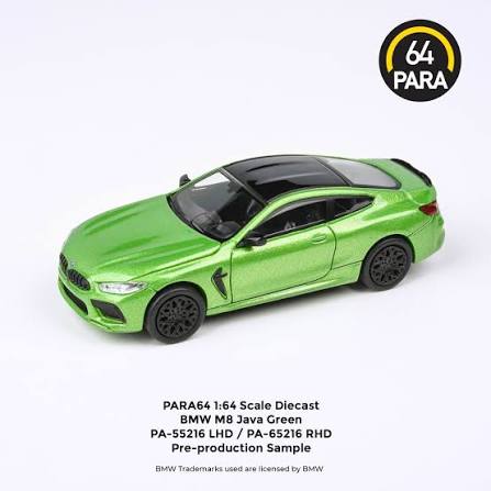 PARA64 BMW-M8 Java Green 1:64