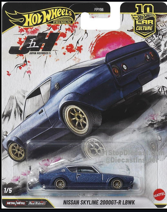 Hot Wheels Japan Historics- Nissan Skyline 2000GT-R-LBWK