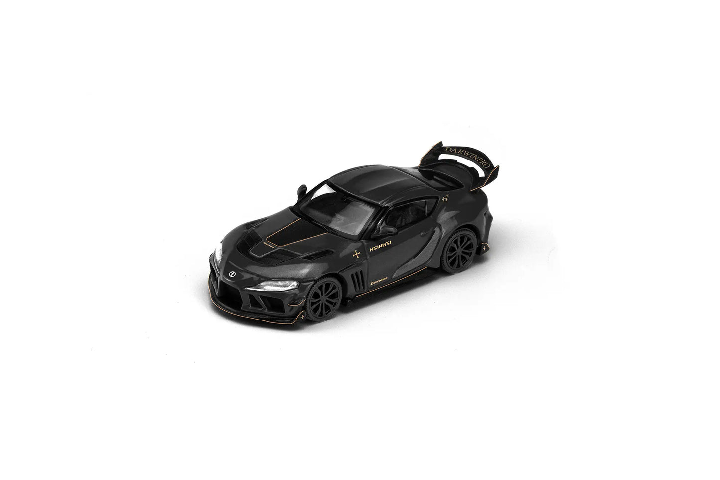 PopRace 1:64 Darwin Pro 66G NWB Supra A90 – Midnight Black
