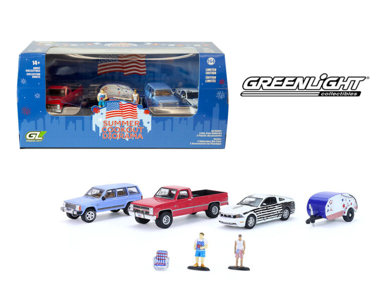 Greenlight 1:64 Summer Cookout Diorama 7 pc Set