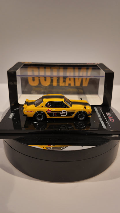INNO64 1:64 Nissan Skyline 2000 GT-R KPCG10 #2 Outlaw