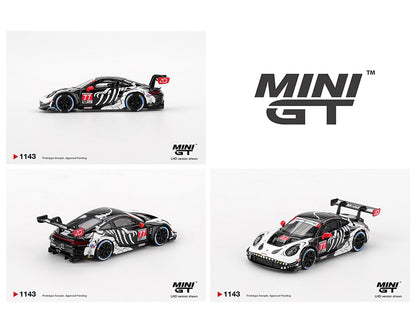 Mini GT 1:64 Porsche 911 GT3 R #77 AO Racing 2025 IMSA Petit Le Mans