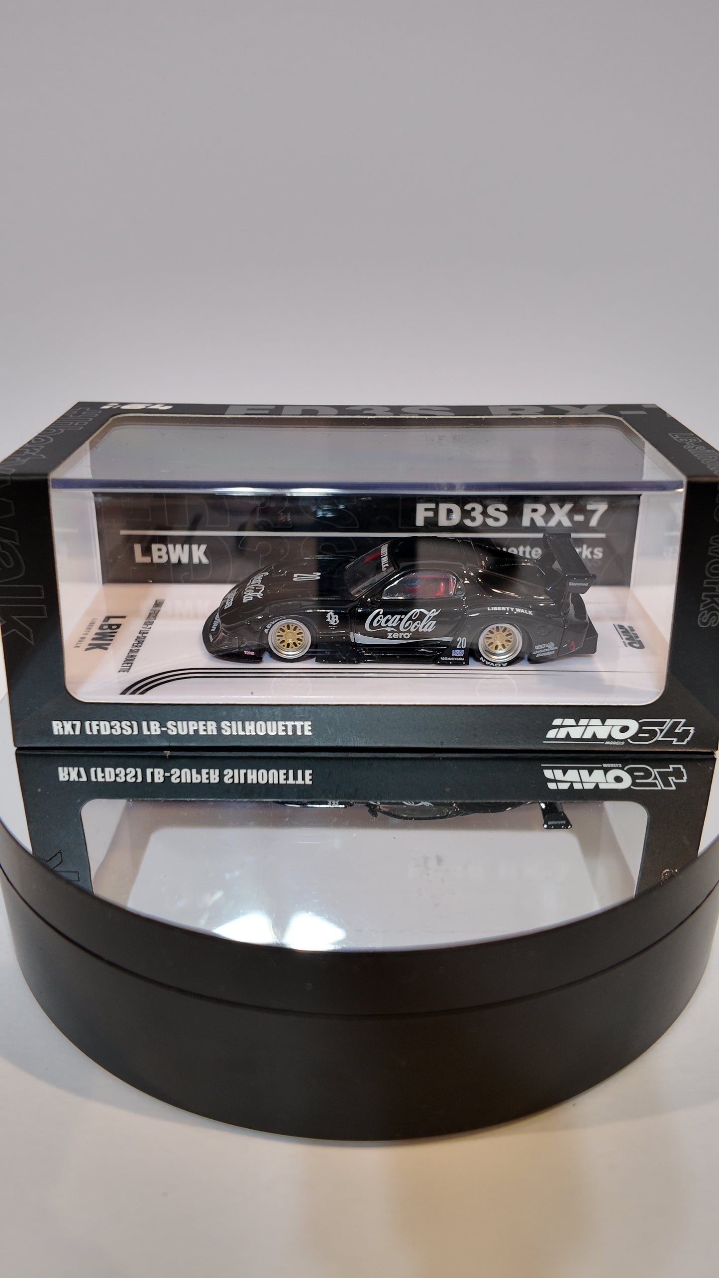 INNO64 1:64 MAZDA RX7 (FD3S) LB-SUPER SILHOUETTE – Black