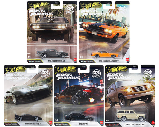 Hot Wheels 1:64 Fast & Furious 25Th Anniversary Premium 2026 Q Assortment