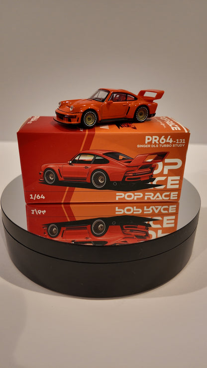 PopRace 1:64 SINGER DLS TURBO (TRACK) – Orange