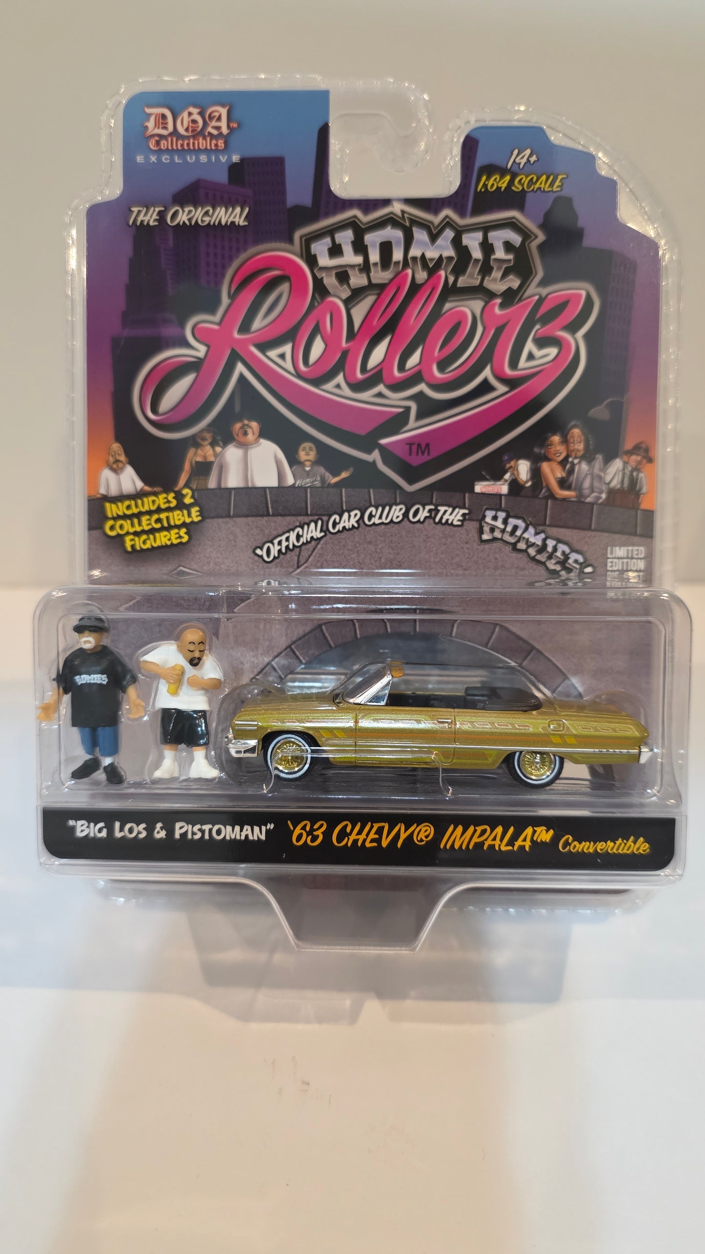 DGA Collectibles Homie Rollers 1:64 '63 Chevy Impala "Chase"