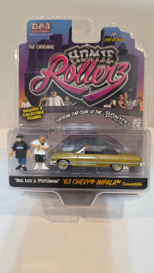 DGA Collectibles Homie Rollers 1:64 '63 Chevy Impala "Chase"