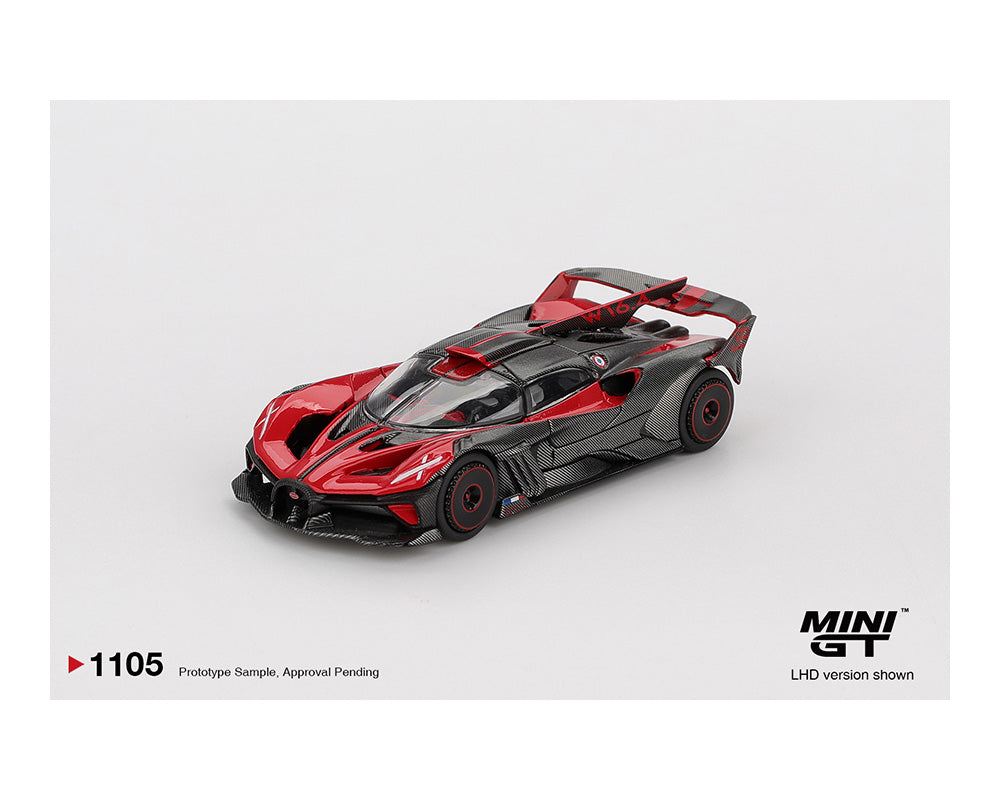 Mini GT 1:64 Bugatti Bolide – Red