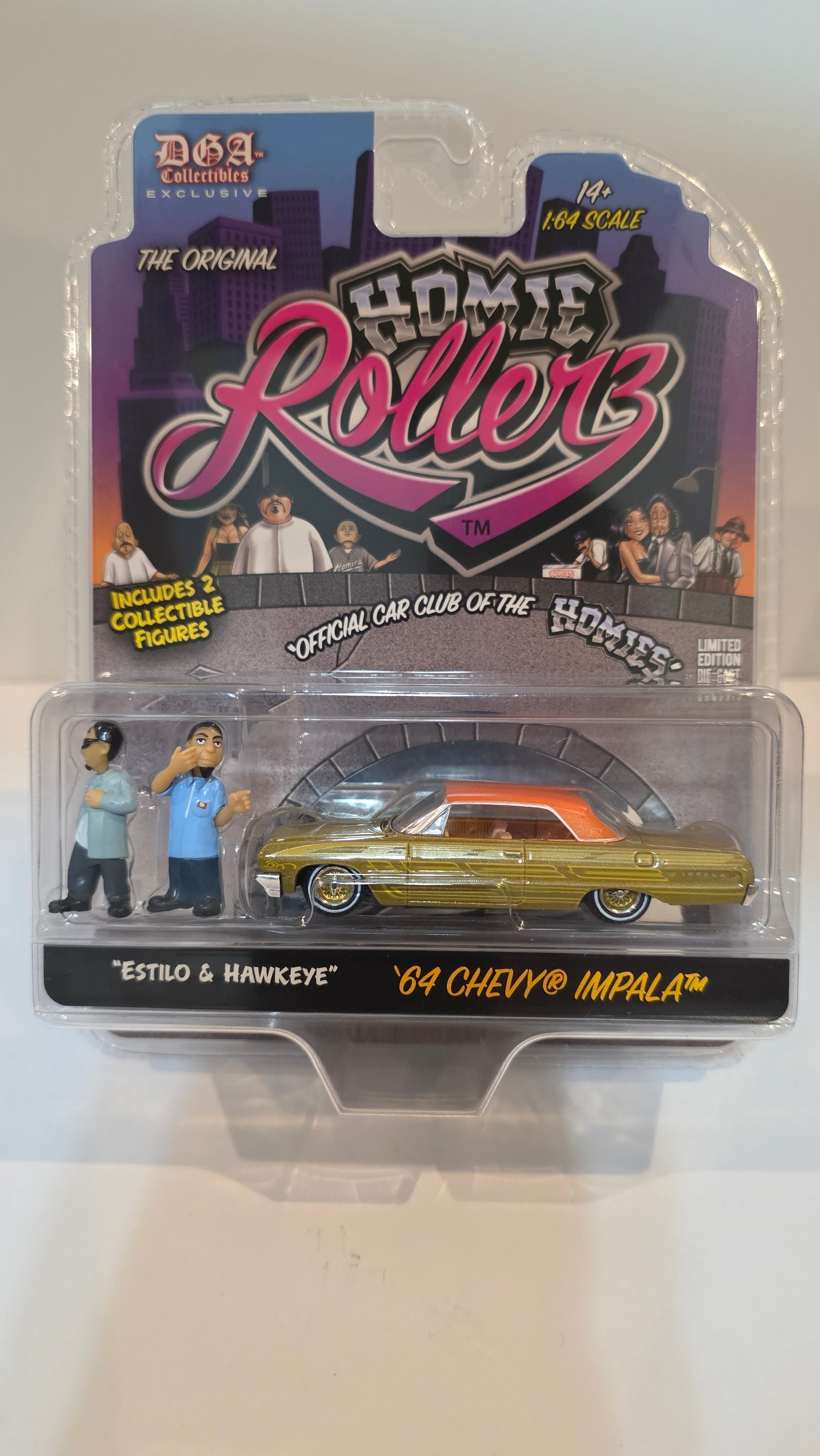 DGA Collectibles Homie Rollers 1:64 '64 Chevy Impala "Chase"